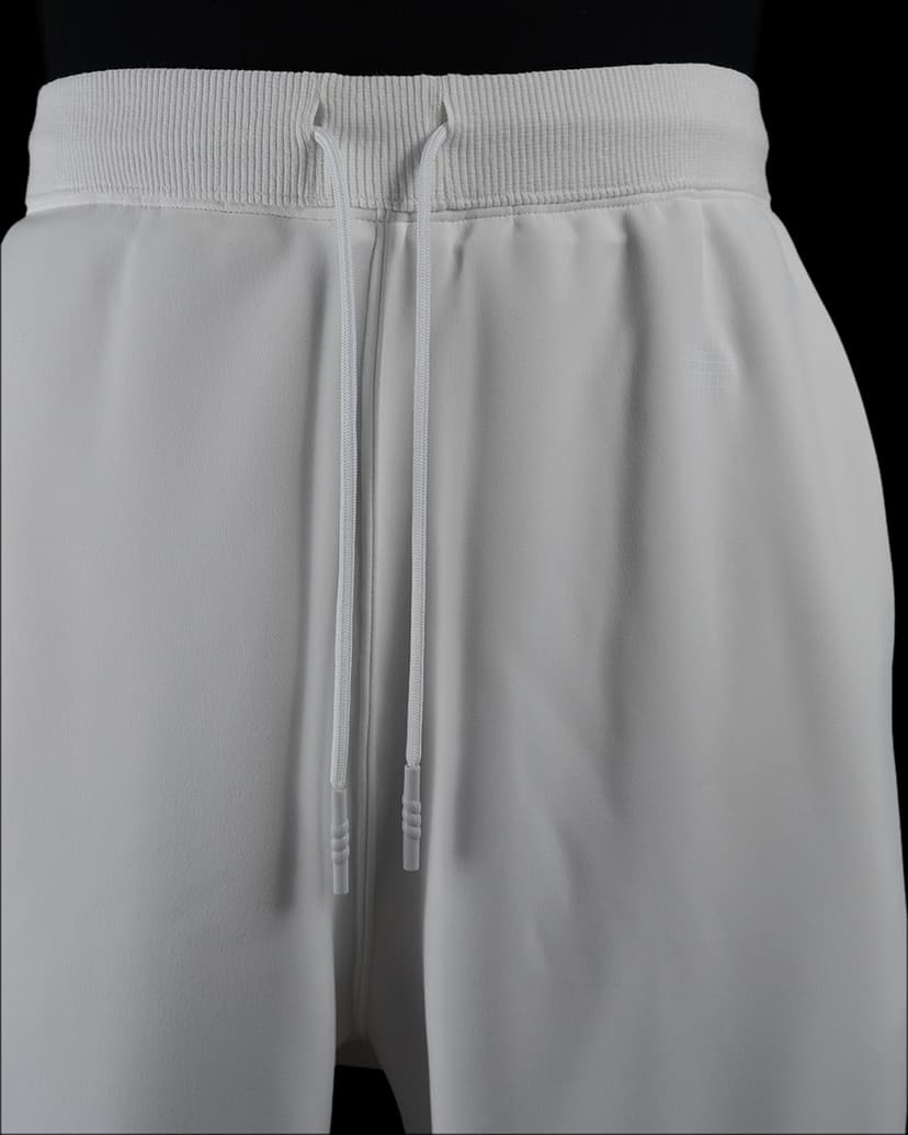 tkio double knit bottoms waist detail (white)